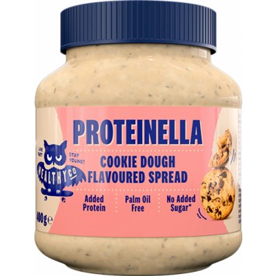 HealthyCo Proteinella Cookie Dough proteinová pomazánka 360 g – Zbozi.Blesk.cz