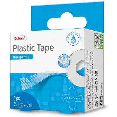 Dr.Max Plastic tape Transparent 2,5 cm x 5 m 1 ks – Hledejceny.cz