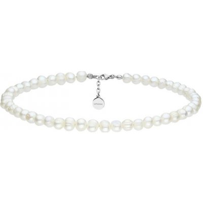 Manoki Perlový choker Antonella chirurgická ocel řiční perla WA514 Stříbrná – Sleviste.cz