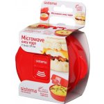 Sistema Microwave Dóza na vaření vajec 271 ml červená – Zboží Dáma