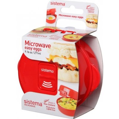 Sistema Microwave Dóza na vaření vajec 271 ml červená – Zboží Dáma