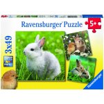 Ravensburger Roztomilý králíček 3 x 49 dílků – Zboží Mobilmania