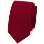 Avantgard luxusní slim kravata bordó – Zboží Mobilmania