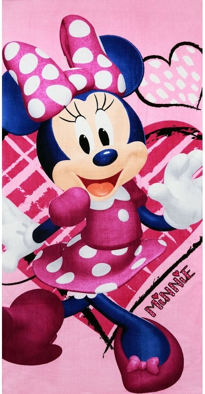 Setino Plážová osuška Minnie Mouse (Disney) 70 x 140 cm od 299 Kč -  Heureka.cz