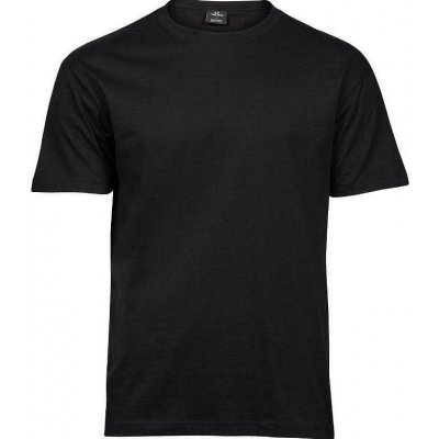 Tee Jays Měkčené tričko Sof Tee z bavlny s dlouhým vláknem Černá TJ8000