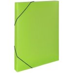 Karton P+P Opaline krabice s gumou heftbox na dokumenty zelená A4 – Zboží Mobilmania