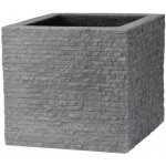 LIENBACHER květináč TEGULA 27 x 27 cm šedý – Sleviste.cz
