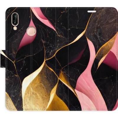 Pouzdro iSaprio - Gold Pink Marble 02 - Huawei P20 Lite – Zboží Mobilmania