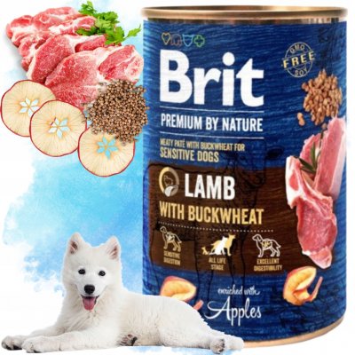 Brit Premium by Nature Dog Lamb with Buckwheat 400 g – Zboží Mobilmania