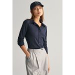 Gant slim jersey shirt modrá – Zboží Dáma