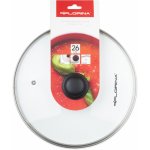 FLORINA Skleněná poklice 26cm s plastovým úchytem – Zboží Dáma