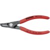 Kleště kulaté Knipex 48 21 J11 kleště na pojistné kroužky Vhodné pro (kleště na pojistné kroužky) vnitřní kroužky 12-25 mm Tvar hrotu zahnutý o 90°