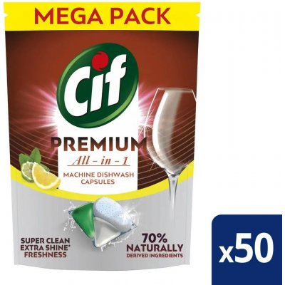 Cif Premium Lemon Tablety do myčky 50 ks – Hledejceny.cz