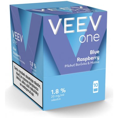 VEEV One Náplně ABlue Raspberry karton – Zboží Dáma
