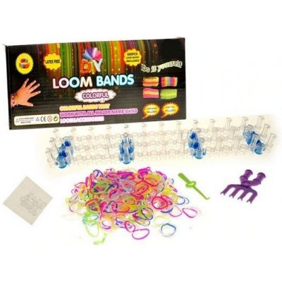 Loom bands gumičky sada 600 ks + příslušenství – Hledejceny.cz