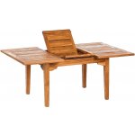 DEOKORK Teakový obdélníkový stůl ELEGANTE 180 / 240 x 100 x 78 cm rozkládací – Hledejceny.cz
