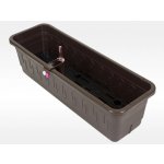 Plastkon Fantazie Smart samozavlažovací truhlík 60 cm hnědý – Zboží Mobilmania