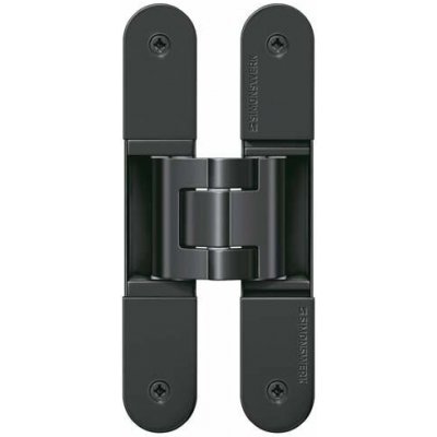 Simonswerk Tectus 240 3D dveřní závěs 60kg pro bezfalcové dveře černý RAL9005 – Zbozi.Blesk.cz