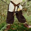 Karnevalový kostým Volné středověké kalhoty Ricker hnědé