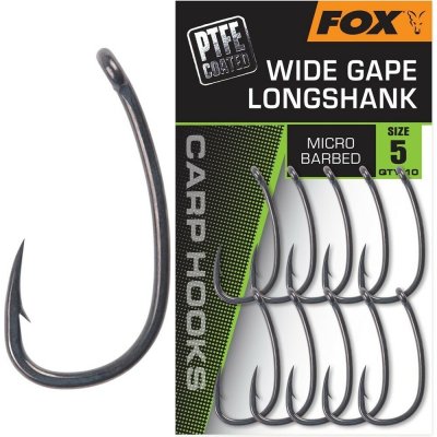 Fox Wide Gape Long Shank vel.6 10 ks – Hledejceny.cz