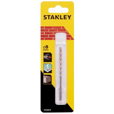 STA58010 STANLEY PŘESNÝ VRTÁK DO ZDIVA Ø 5,0 X 85/50 MM – Zboží Mobilmania