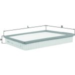 Vzduchový filtr MAHLE LX 935/2 – Hledejceny.cz