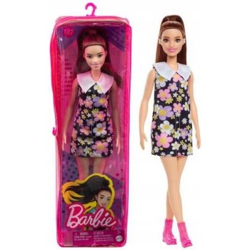 Barbie Modelka šaty se sedmikráskami