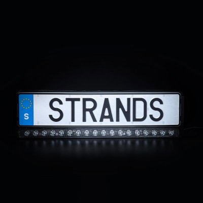 Strands Držák SPZ s LED osvětlením E-LINE, 9-36V, 77W, 8800Lm – Zboží Mobilmania