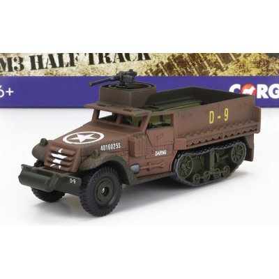 Corgi Tank Half Truck M3 Cingolato 1942 Cm. 9.0 Vojenská Hnědá 1:64
