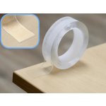 KIK KX 5206 Oboustranná NANO lepicí páska transparentní 30 mm x 3 m – Zboží Dáma