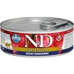 N&D Cat QUINOA Adult Weight Manamegent Lamb & Brocolli 80 g – Zboží Mobilmania