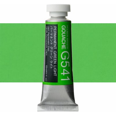 Holbein kvašová barva 15 ml Permanent Green Light – Hledejceny.cz
