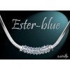 Řetízky Gold Design Ester blue řetízek rhodium (GD270)