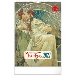 Nástěnný Alfons Mucha 2027 – Zboží Dáma