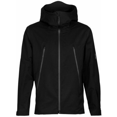 Icebreaker Mens Shell+ Hooded Jacket Black – Zboží Mobilmania