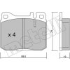 Brzdová destička Sada brzdových destiček, vždy 4 kusy v sadě METELLI 22-0011-2 (2200112)