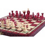ŠACHY KRÁLOVSKÉ STŘEDNÍ (35x35cm) višeň Sunrise Chess & Games – Zboží Živě