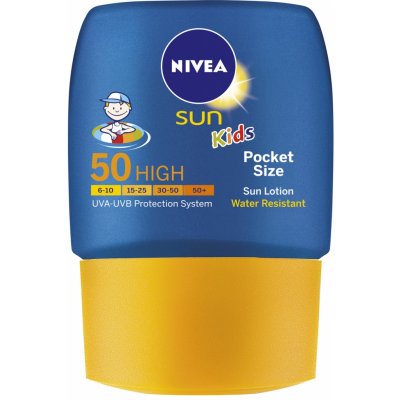 Nivea Sun Kids kapesní mléko na opalování SPF50+ 50 ml – Zbozi.Blesk.cz