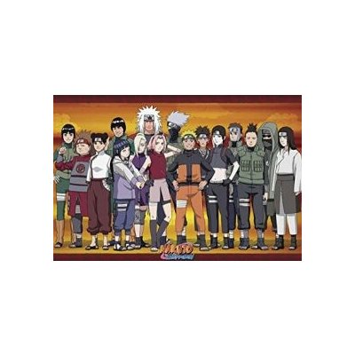 Plakát 61x91,5cm - Naruto Shippuden - Konoha Ninjas – Hledejceny.cz