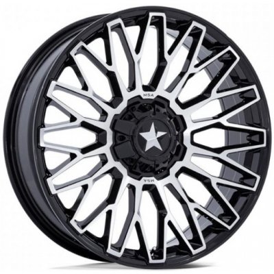 MSA Offroad Wheels M50 CLUBBER 7x14 4x156 ET10 Gloss Black Machined – Hledejceny.cz