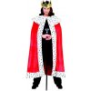 Karnevalový kostým Král plášť červený