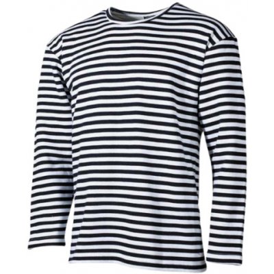 MFH námořnické tričko s dlouhým rukávem zimní černé