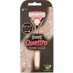Wilkinson Sword Quattro for Women Rose Gold + 1 ks hlavice – Sleviste.cz