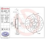 Brzdový kotouč BREMBO 09.A427.1X | Zboží Auto