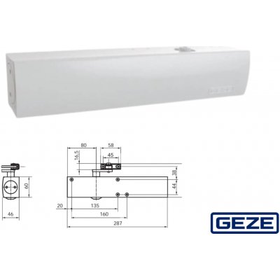 Geze TS 4000 bílá – HobbyKompas.cz