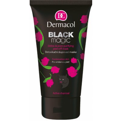 Dermacol Black Magic detoxikační slupovací černá maska 150 ml od 99 Kč -  Heureka.cz