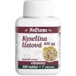 MedPharma Kyselina listová 800 µg 107 tablet – Hledejceny.cz