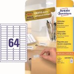 Avery Zweckform 25 listů, A4, bílé L6021REV-25 – Zboží Dáma