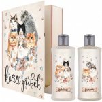 Bohemia Gifts Kočičí příběh sprchový gel 200 ml + šampon na vlasy 200 ml kniha dárková sada – Sleviste.cz