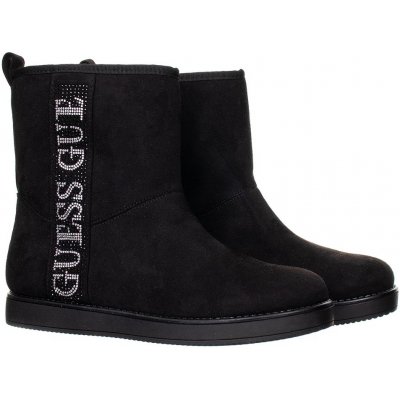 Guess dámské válenky Arels černé s logem z komínků – Sleviste.cz